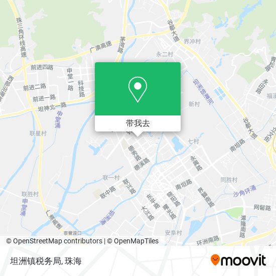 坦洲镇税务局地图