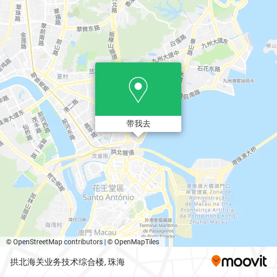 拱北海关业务技术综合楼地图