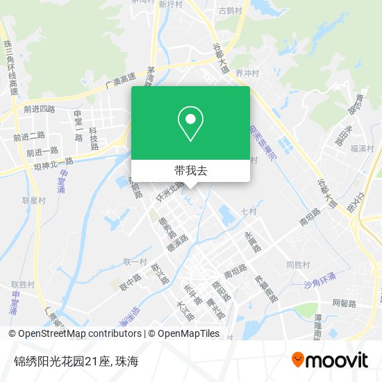 锦绣阳光花园21座地图