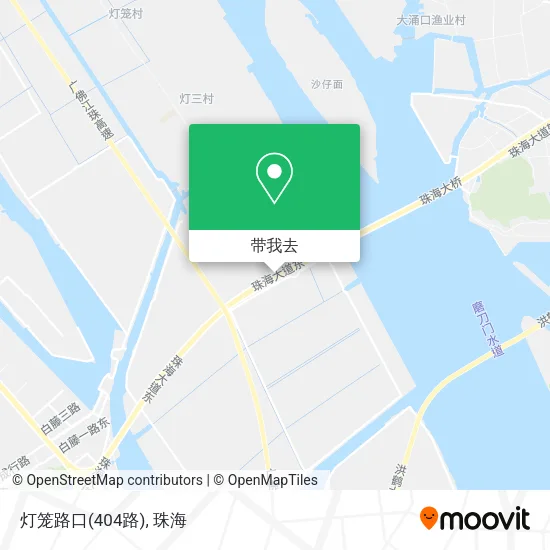 灯笼路口(404路)地图