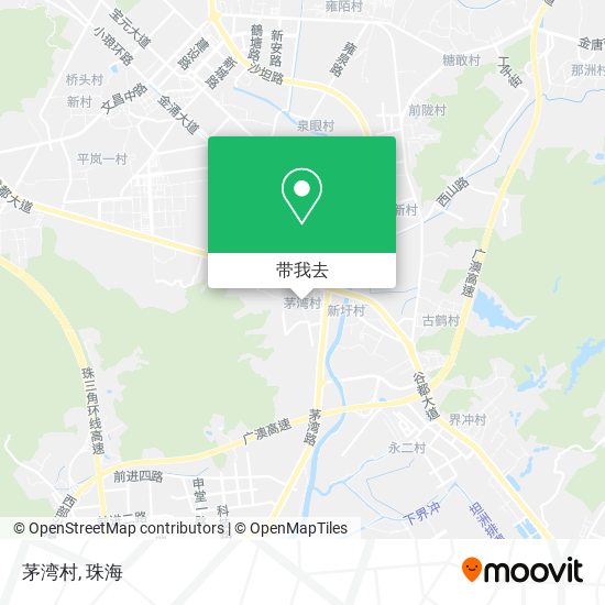 茅湾村地图