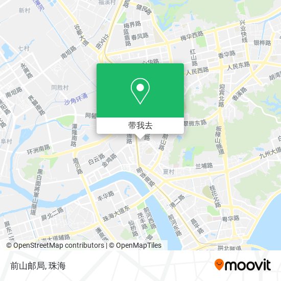 前山邮局地图