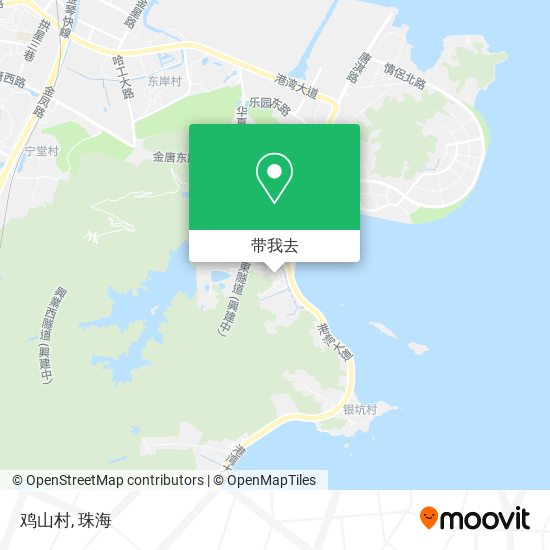鸡山村地图