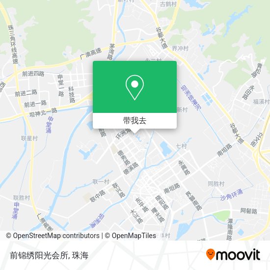 前锦绣阳光会所地图