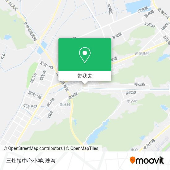 三灶镇中心小学地图