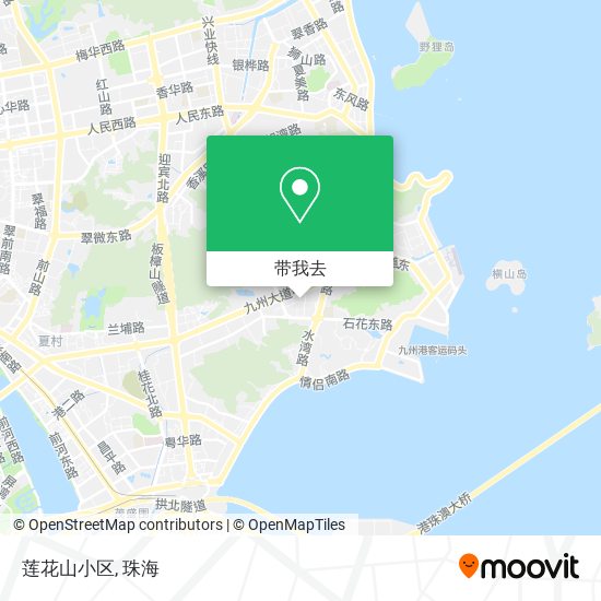莲花山小区地图