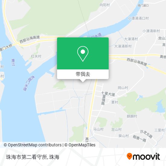珠海市第二看守所地图