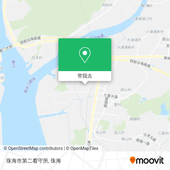 珠海市第二看守所地图
