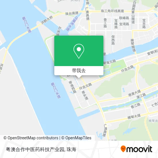 粤澳合作中医药科技产业园地图