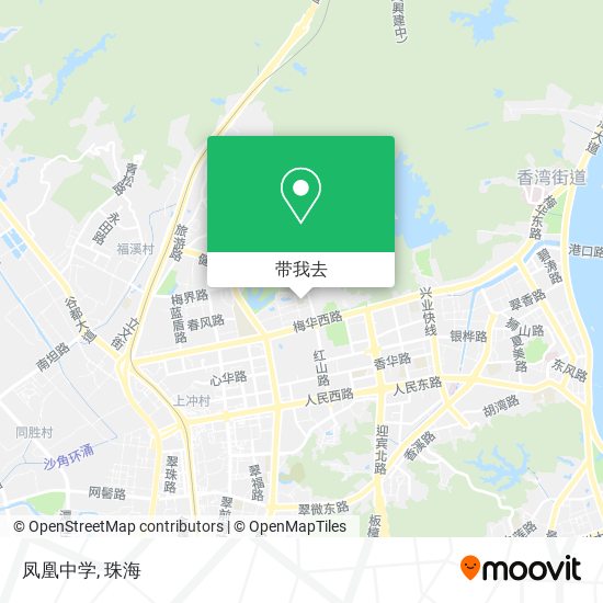 凤凰中学地图