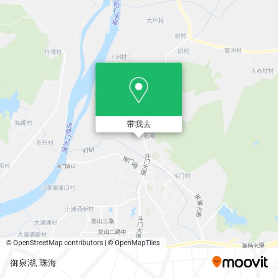 御泉湖地图