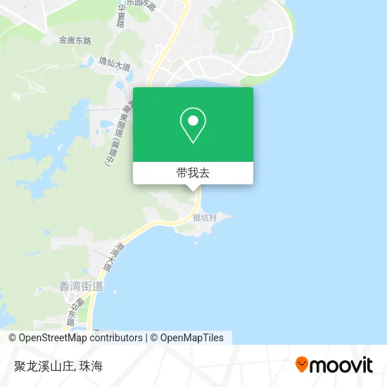 聚龙溪山庄地图