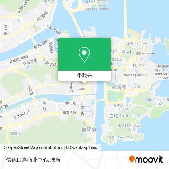 信德口岸商业中心地图