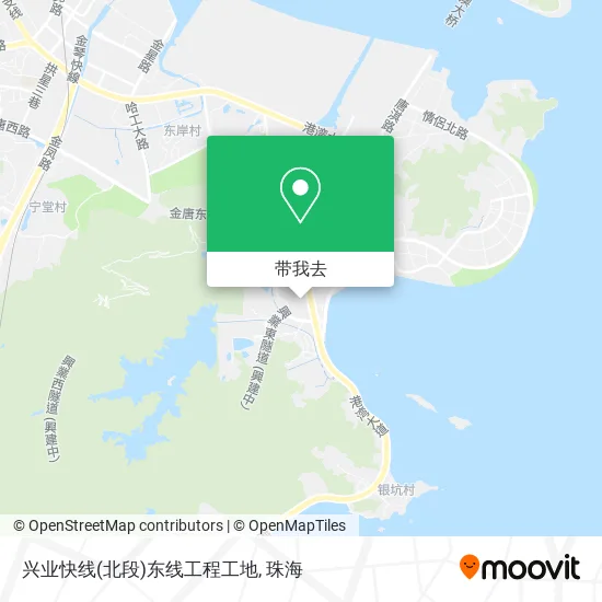 兴业快线(北段)东线工程工地地图