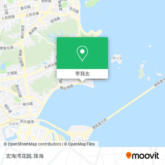 宏海湾花园地图