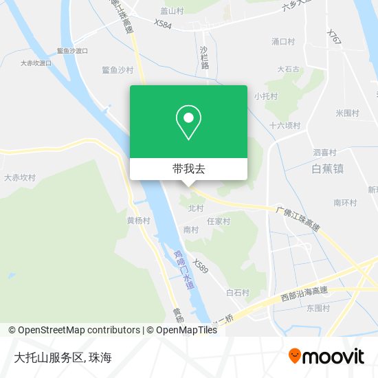 大托山服务区地图