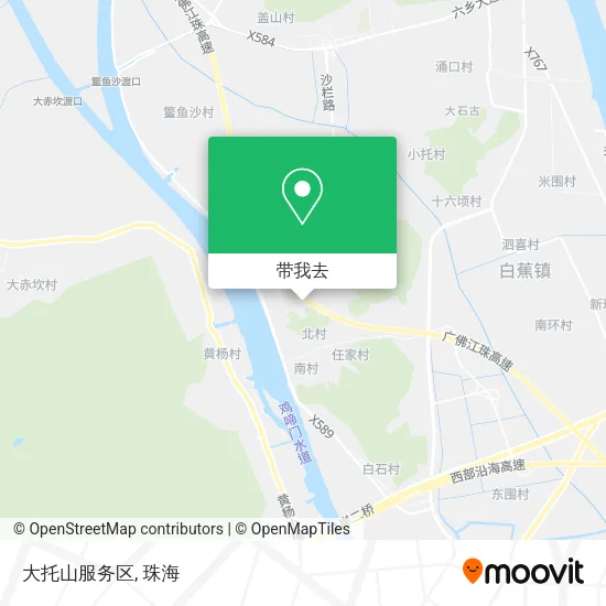 大托山服务区地图
