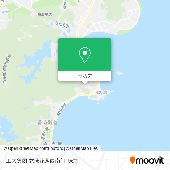 工大集团-龙珠花园西南门地图