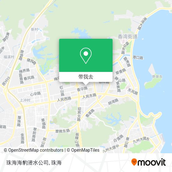珠海海豹潜水公司地图