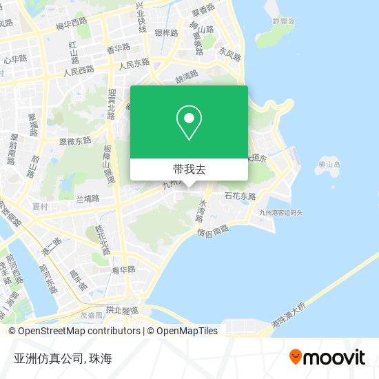 亚洲仿真公司地图