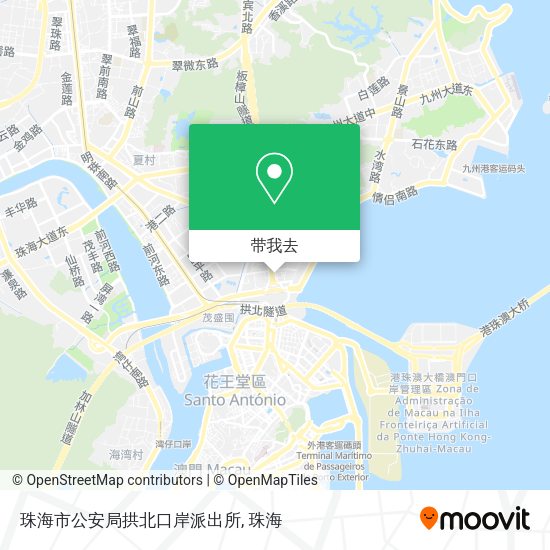 珠海市公安局拱北口岸派出所地图