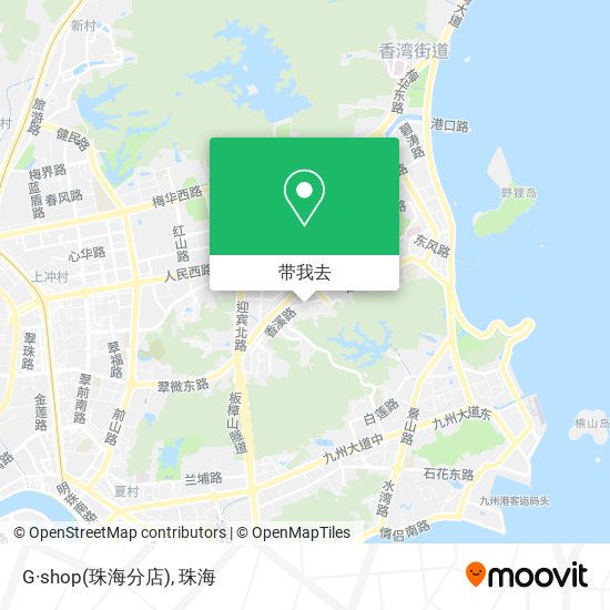 G·shop(珠海分店)地图