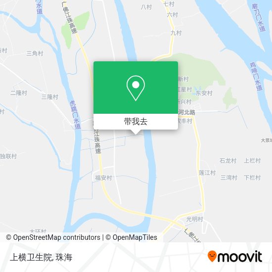 上横卫生院地图