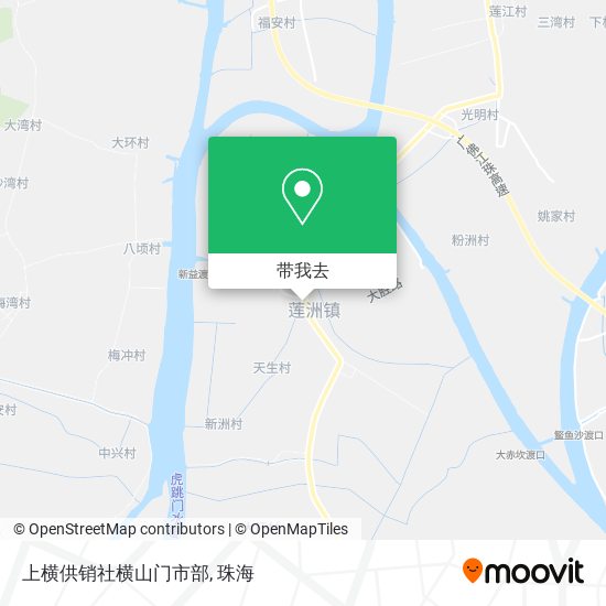上横供销社横山门市部地图