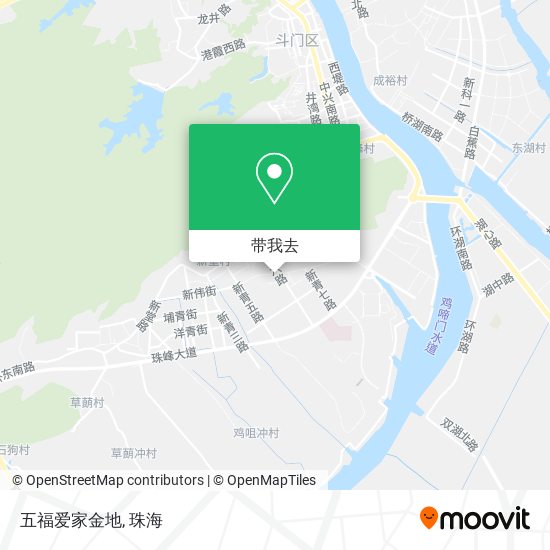 五福爱家金地地图