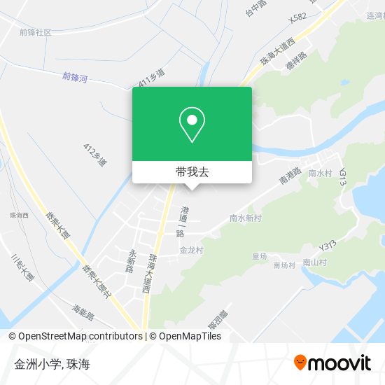 金洲小学地图