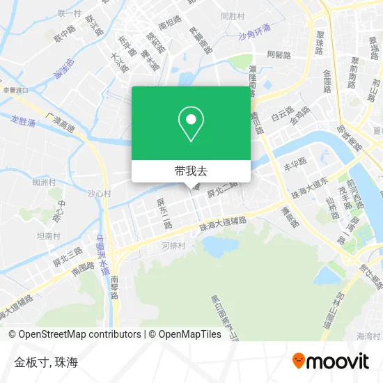 金板寸地图