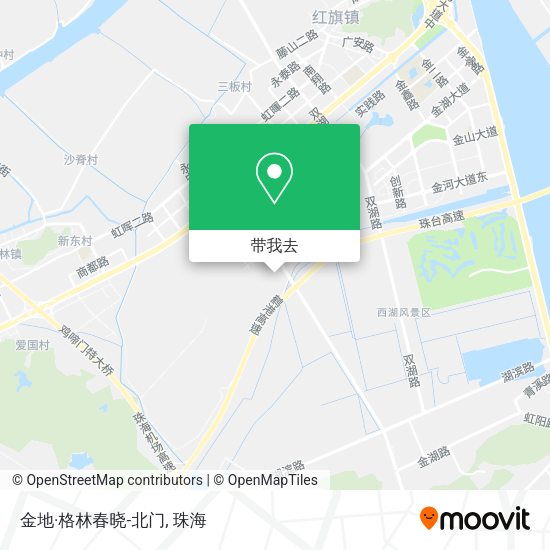 金地·格林春晓-北门地图