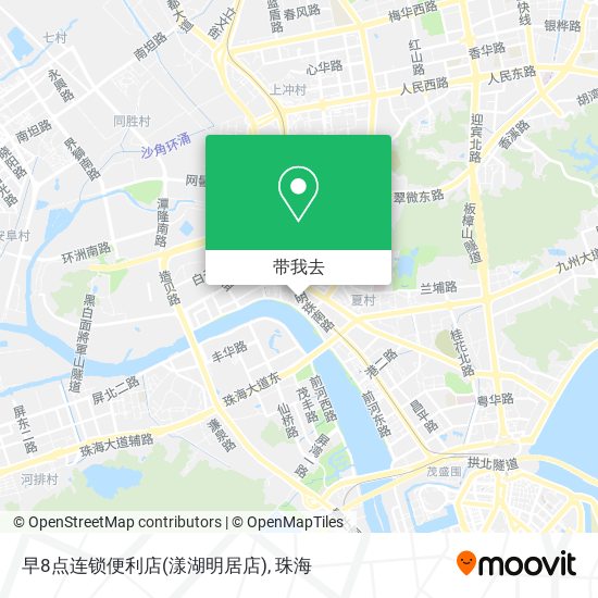 早8点连锁便利店(漾湖明居店)地图