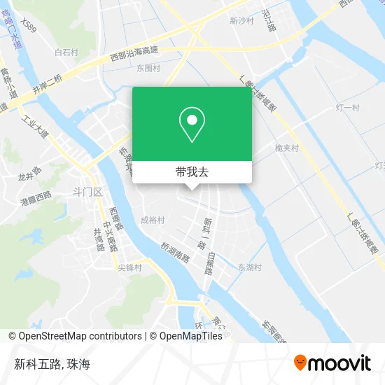 新科五路地图
