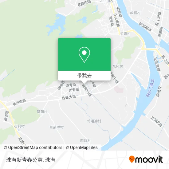 珠海新青春公寓地图