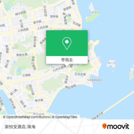 新恒安酒店地图