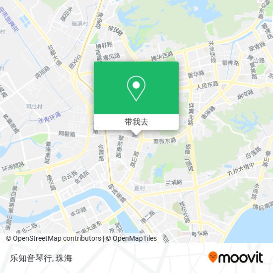 乐知音琴行地图