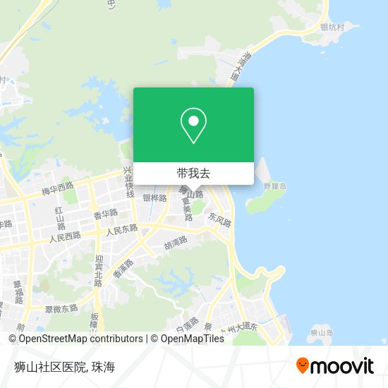 狮山社区医院地图