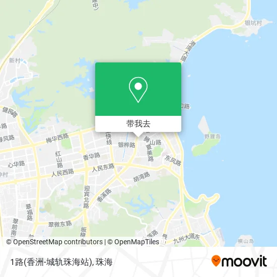 1路(香洲-城轨珠海站)地图