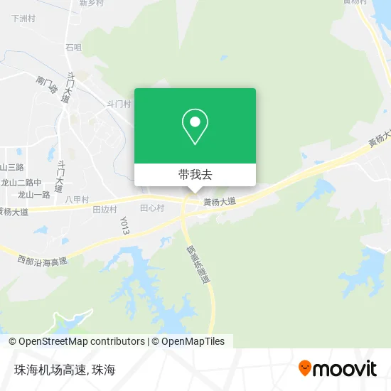 珠海机场高速地图