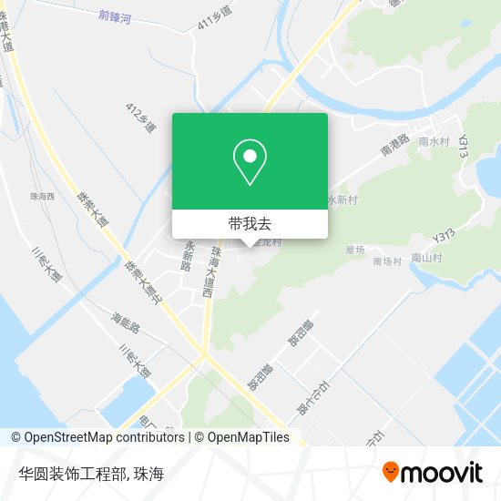 华圆装饰工程部地图