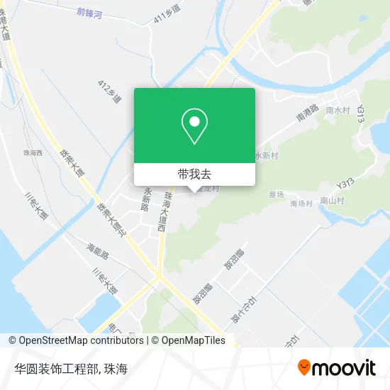 华圆装饰工程部地图