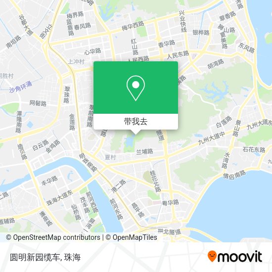 圆明新园缆车地图