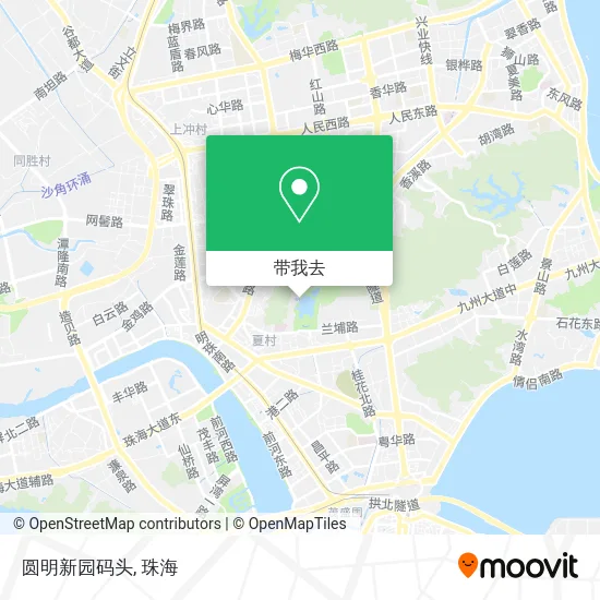 圆明新园码头地图