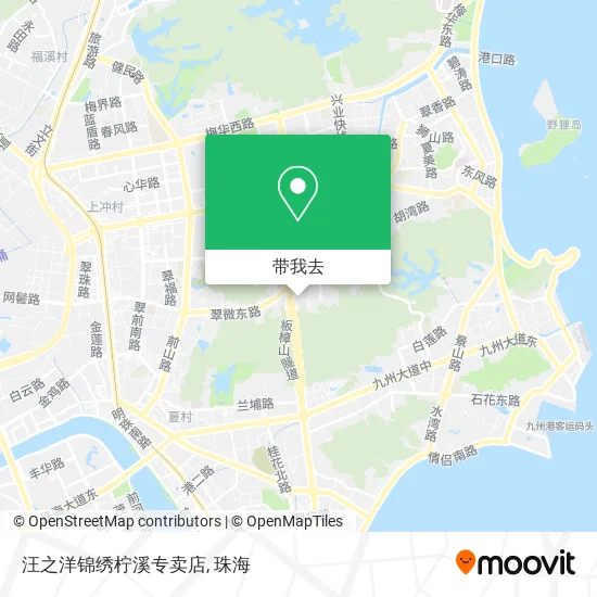 汪之洋锦绣柠溪专卖店地图