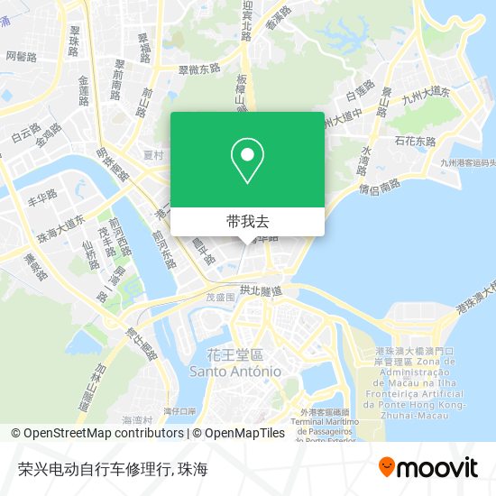 荣兴电动自行车修理行地图