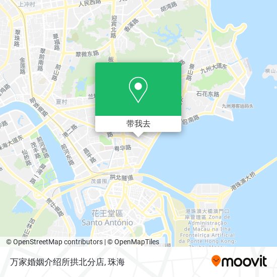 万家婚姻介绍所拱北分店地图