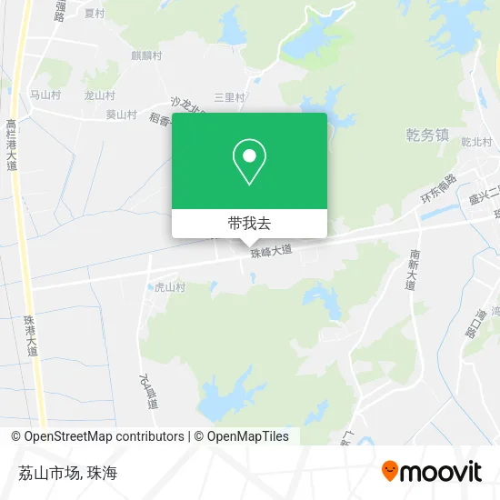 荔山市场地图