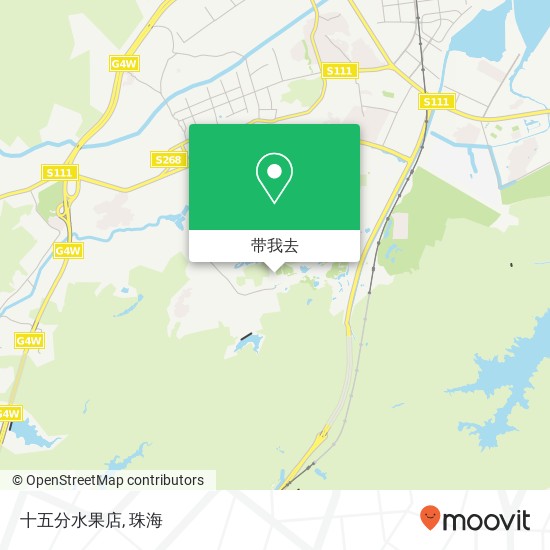十五分水果店地图