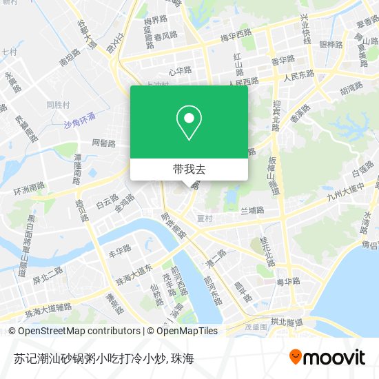 苏记潮汕砂锅粥小吃打冷小炒地图
